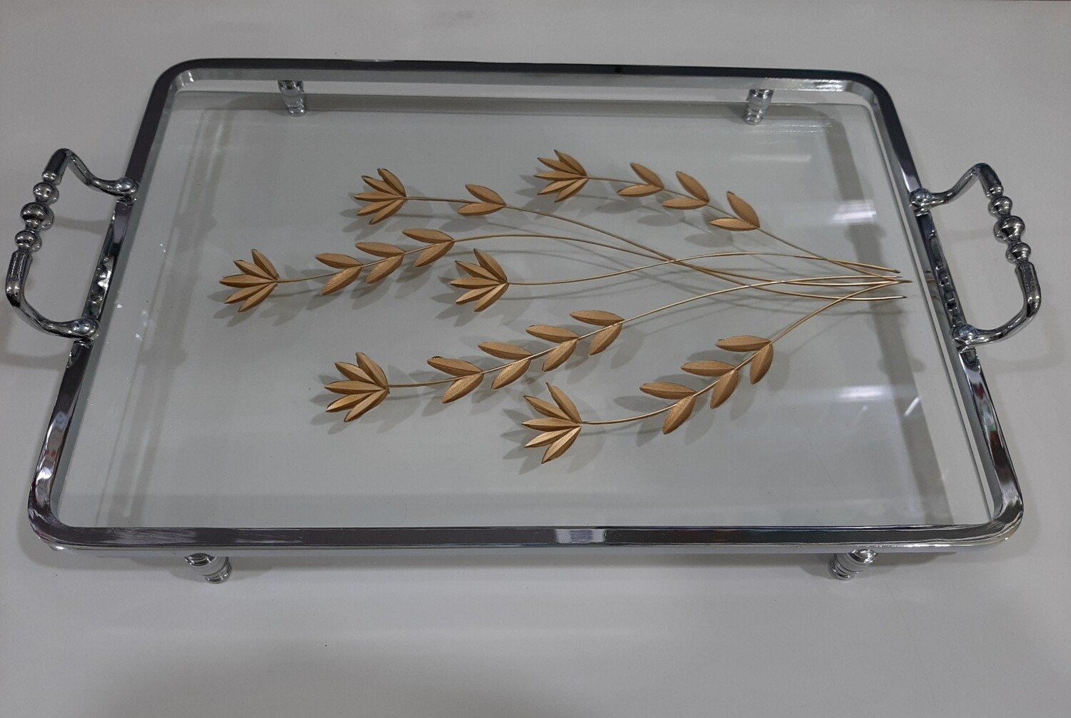 Tabaka xhami 39x25cm