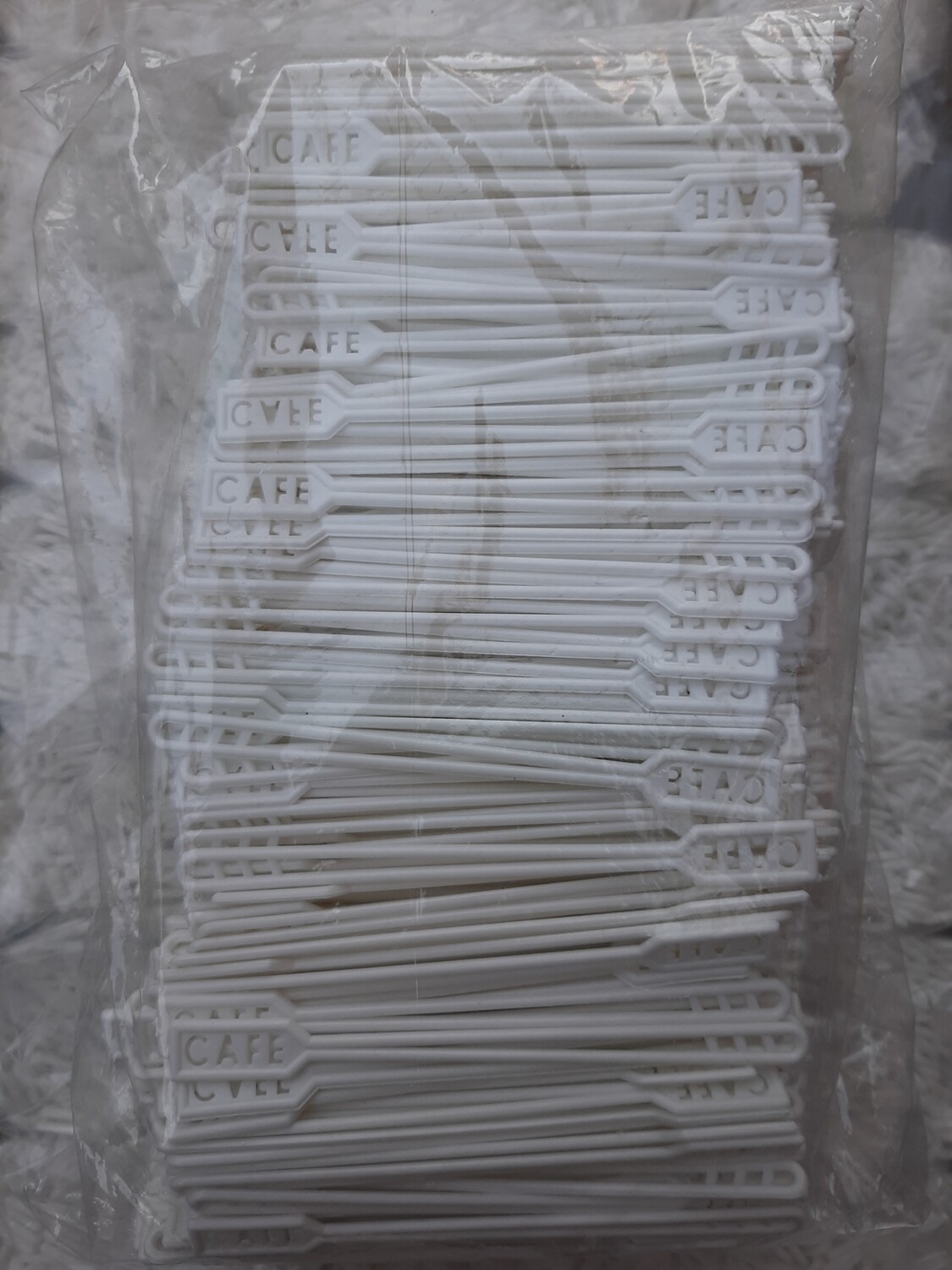 Lugë përzirëse për kafe plastike 200 copë