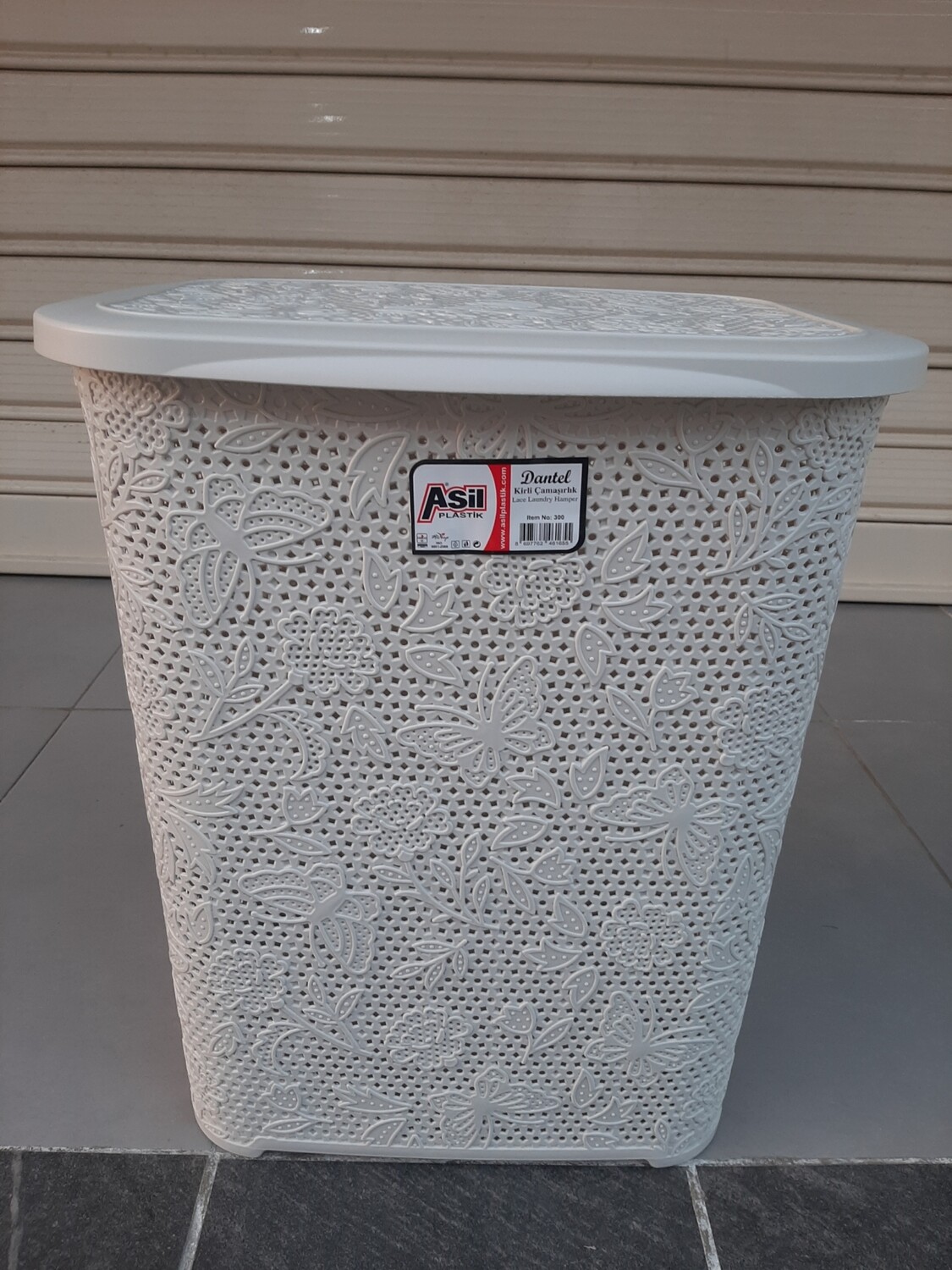 Kosh për rroba me kapak Asil 51x43x34cm