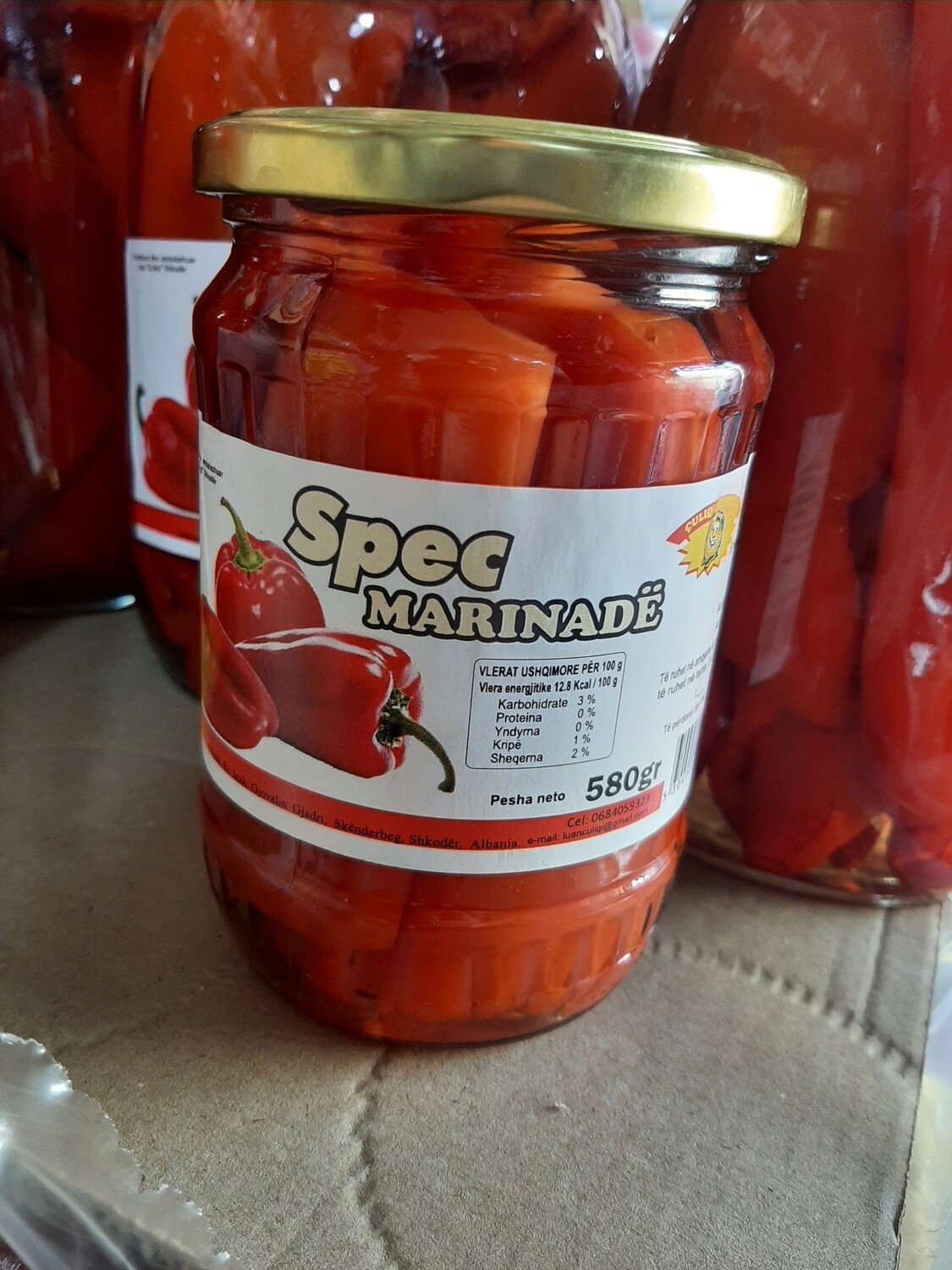 Speca Marinadë 580gr