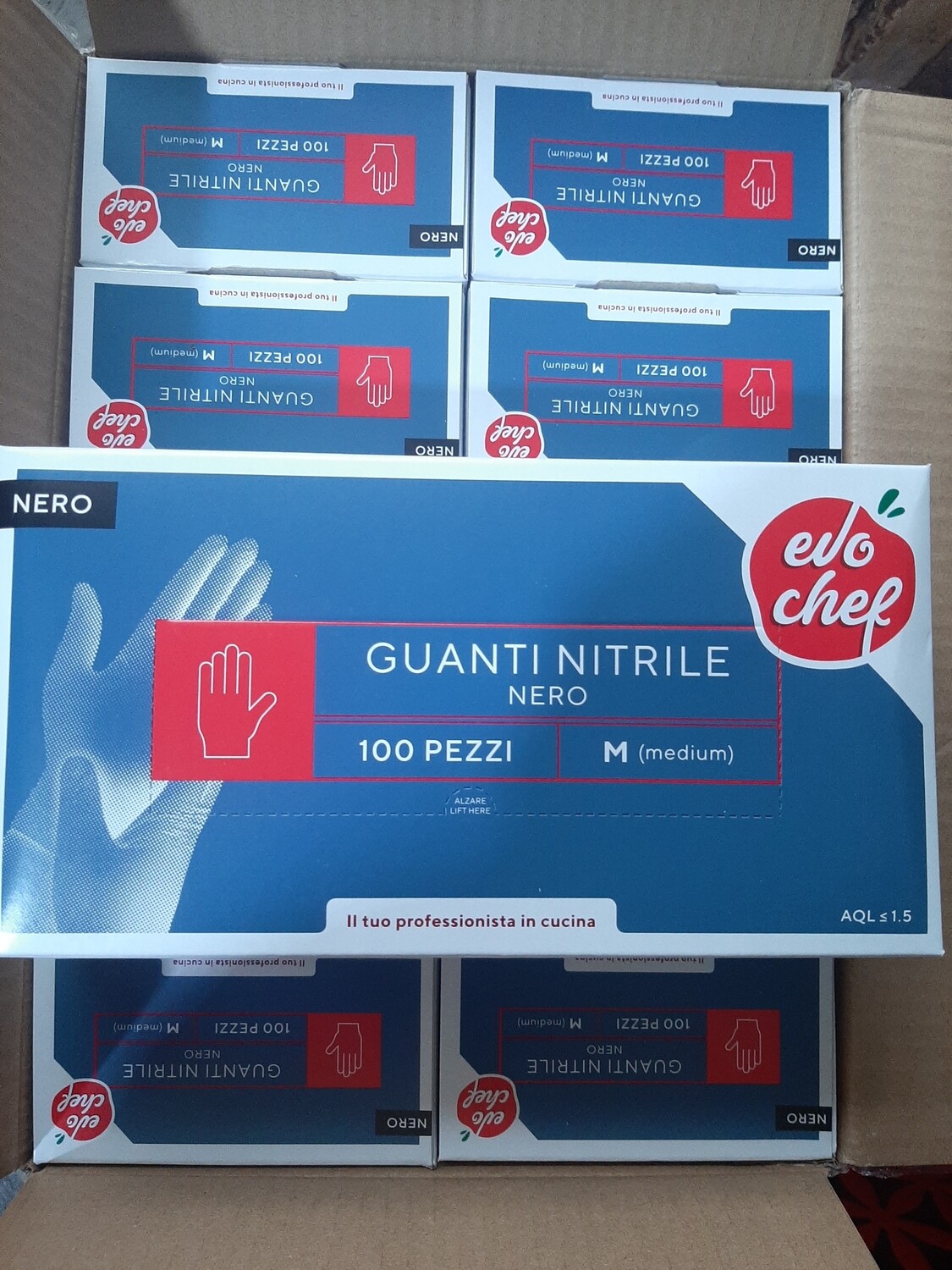 Doreza plastike një përdorimshe ( Medium ) të zeza  100copë