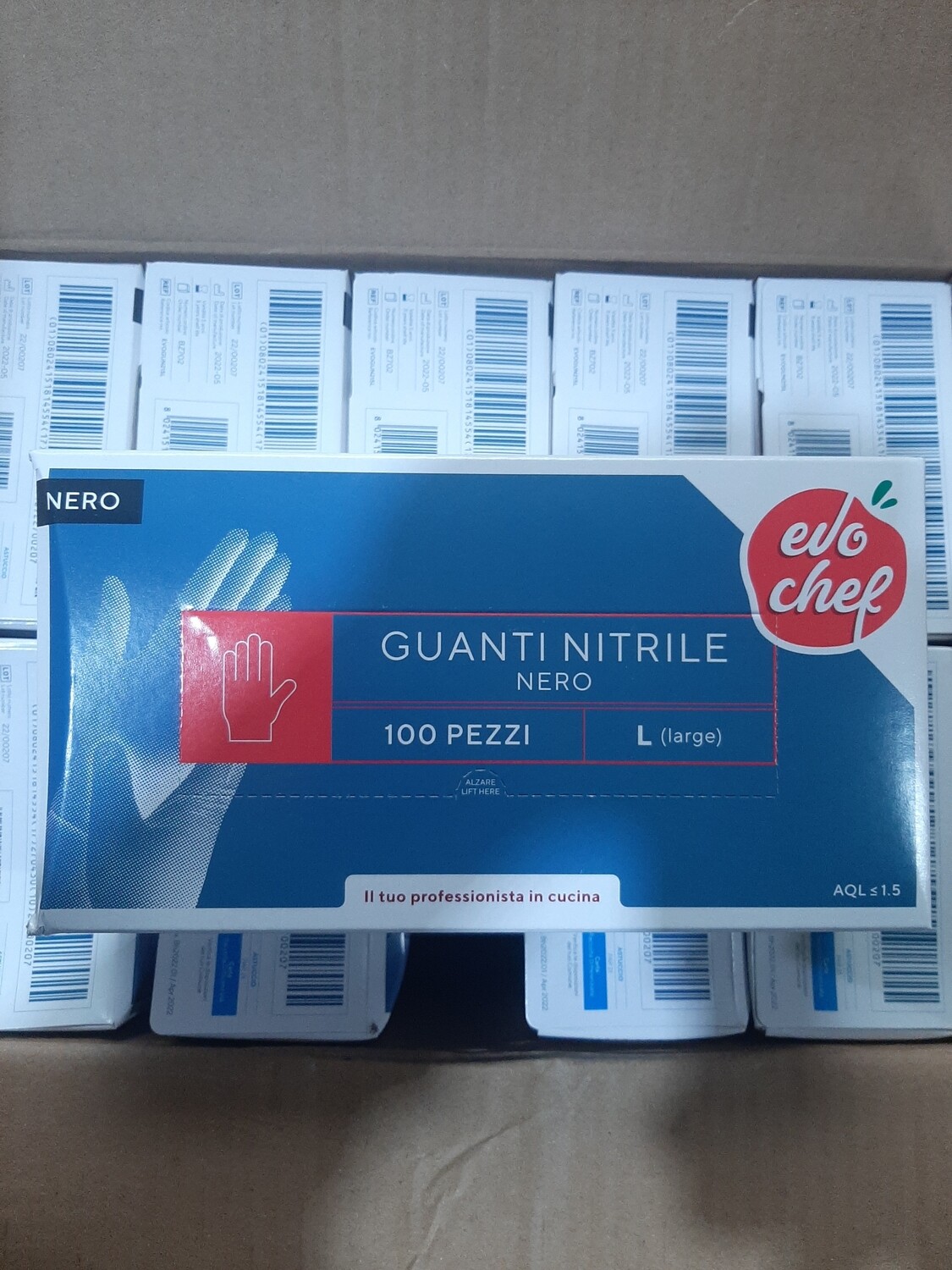 Doreza plastike një përdorimshe ( Large )  të zeza  100copë