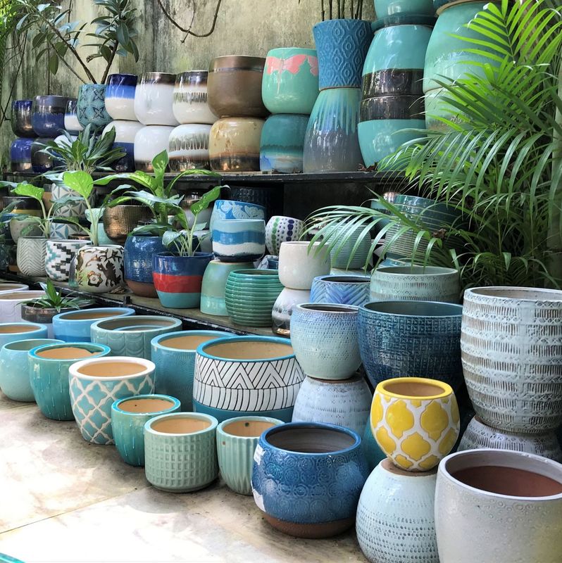 Vazo lulesh qeramike