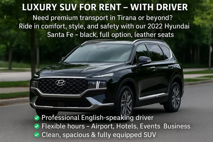🚘 Luxury SUV for Rent – With Driver