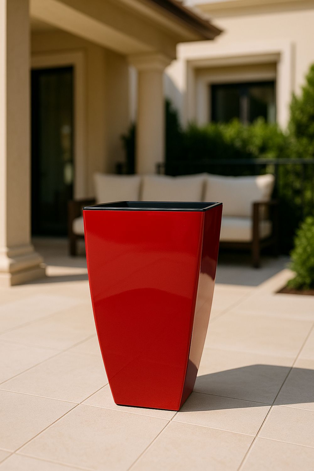 Vazo lulesh + vazo e brëndshme 57x30cm