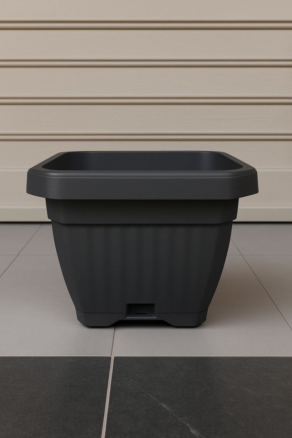 Vazo lulesh Mediteran + pjata 30x30cm 19 litër