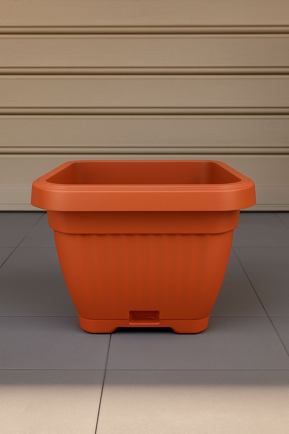 Vazo lulesh Mediteran + pjata 30x30cm 19 litër