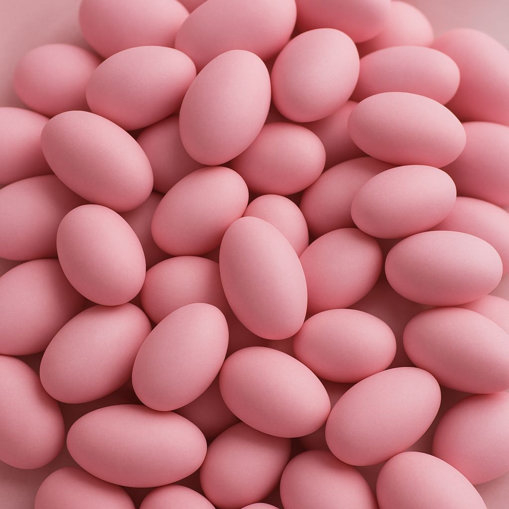 Kofeta rozë me bajame