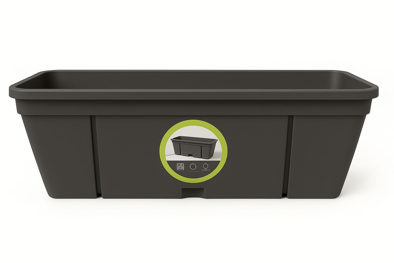 Vazo lulesh Anversa + suport mbajtëse 50x20xh16cm 10.5 liter