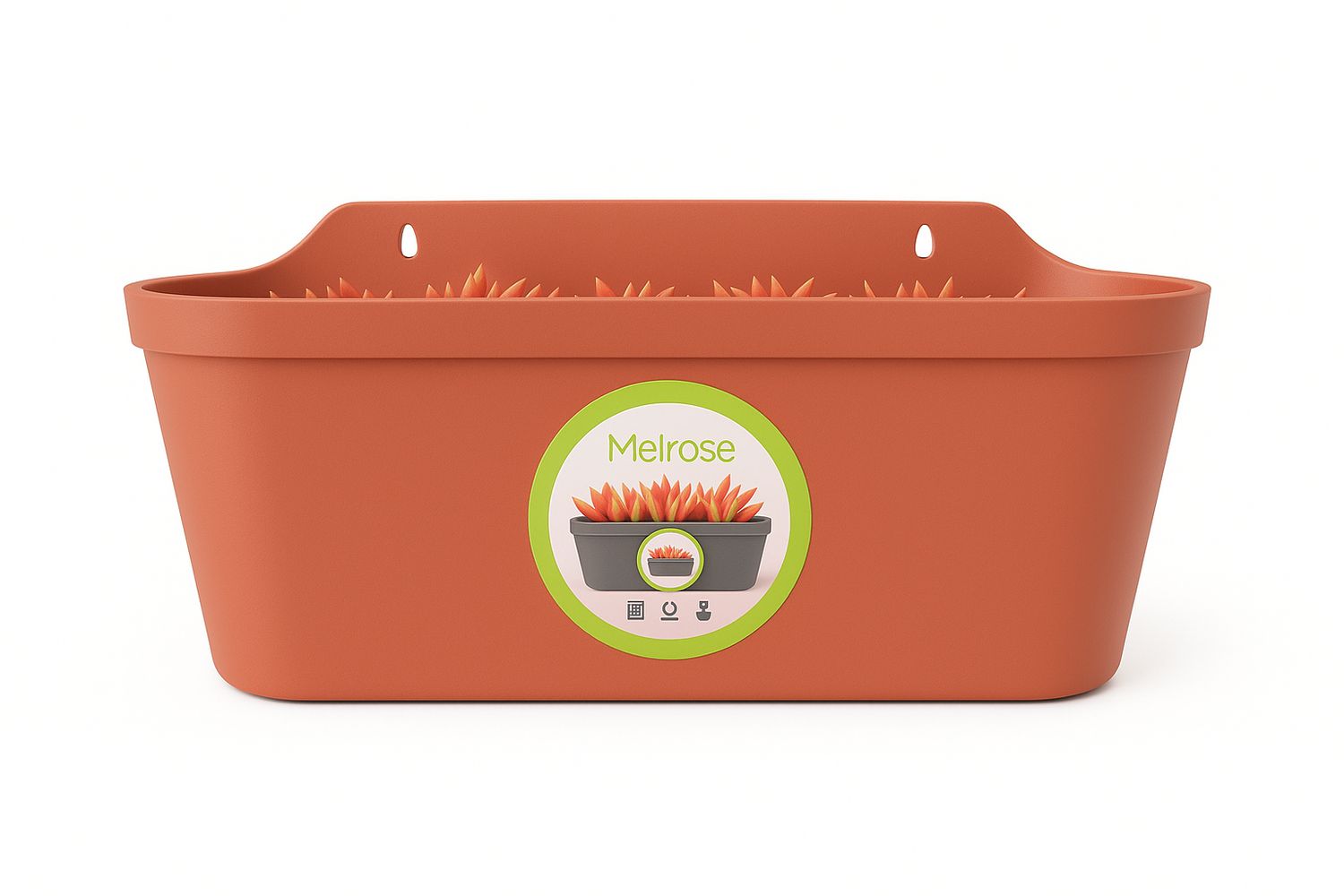 Vazo lulesh Verde  40x15x14 cm 5.6 litra