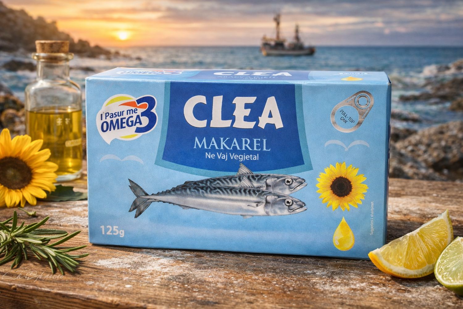 Sardele peshku në vaj vegjetal