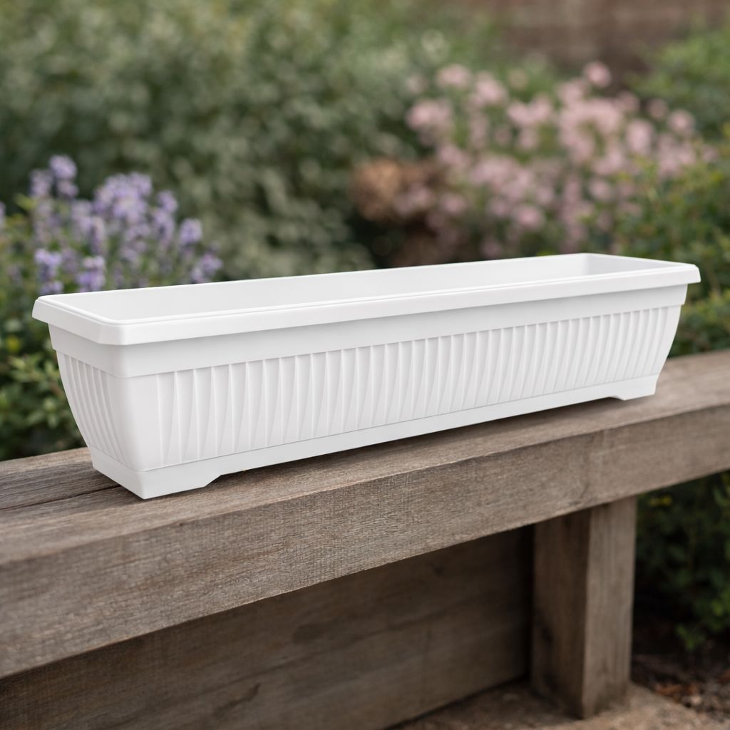 Vazo lulesh Mediteran + pjata 82x20cm 15 litra