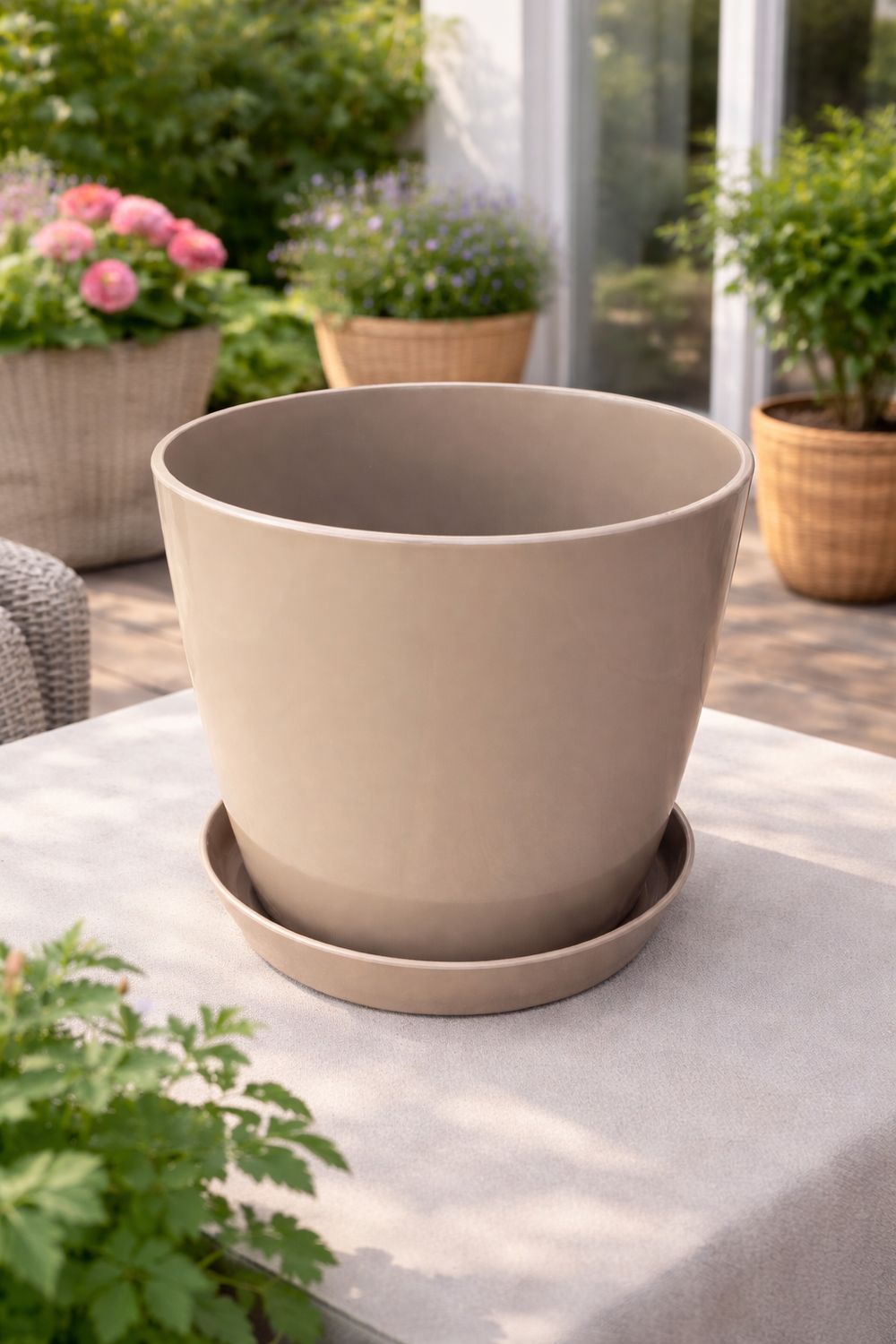 Vazo lulesh Arta + pjata Ø22x20 cm