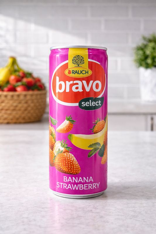 Bravo luleshtrydhe banane 330ml