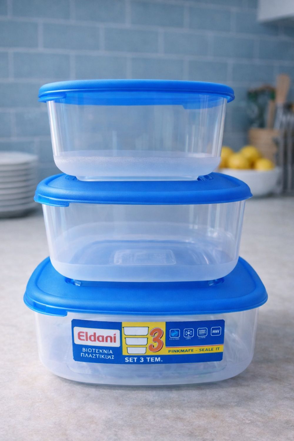 Tasa plastike 3 copë