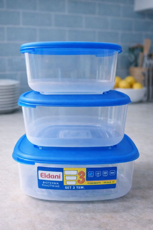 Tasa plastike 3 copë