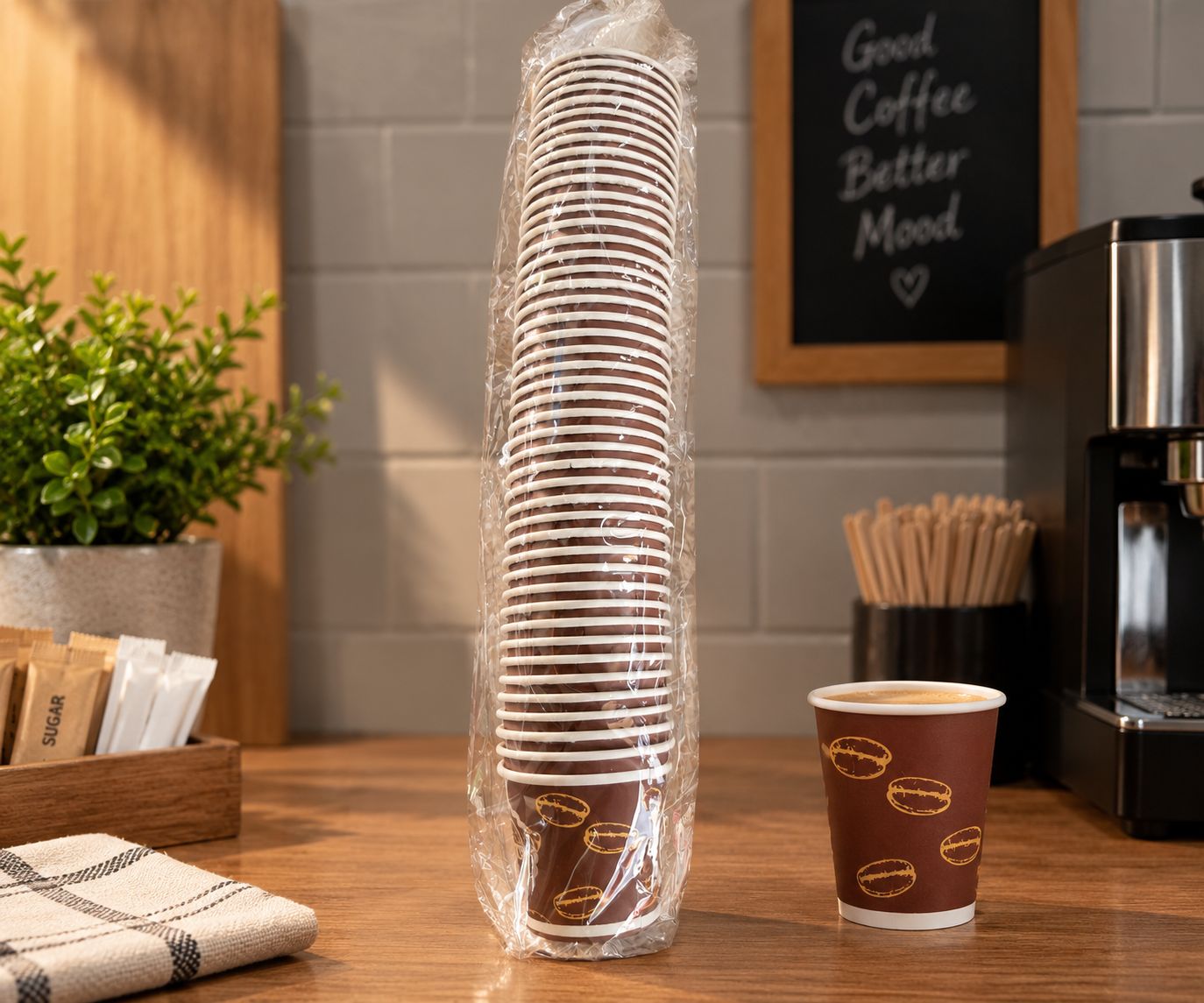 Gota Kafe kartoni 2.5oz 50 copë