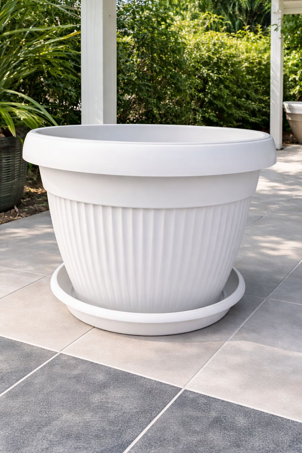 Vazo lulesh  Mediteran + pjata 62x55cm 86 litër