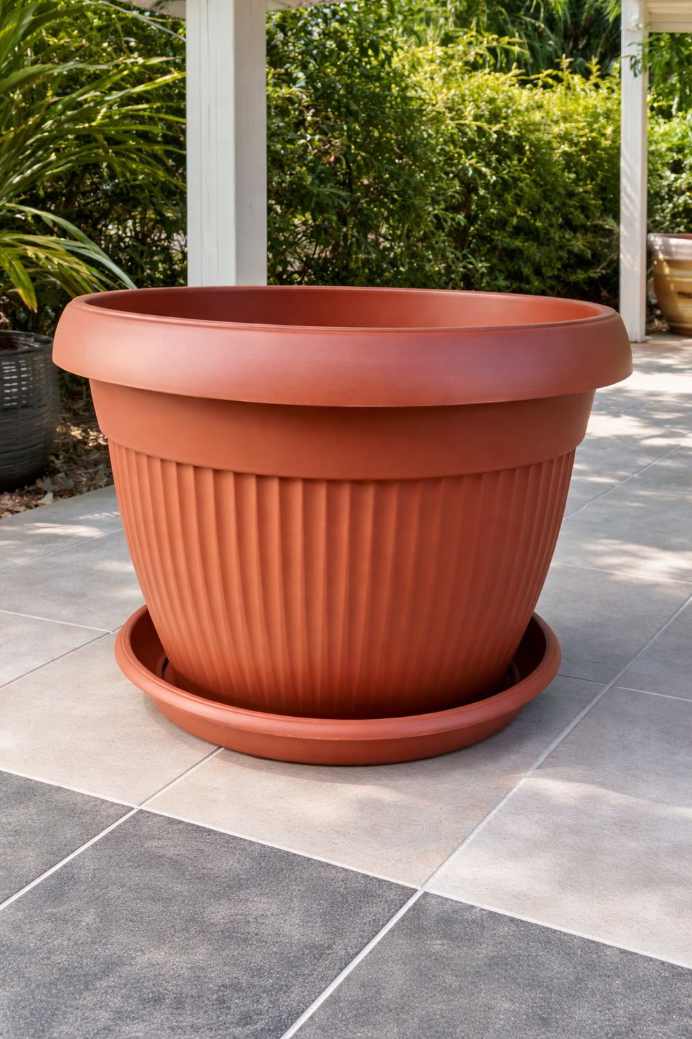 Vazo lulesh  Mediteran + pjata 62x55cm 86 litër