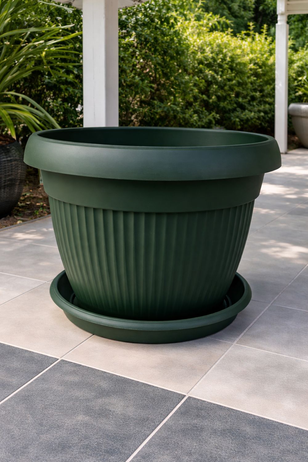 Vazo lulesh  Mediteran + pjata 62x55cm 86 litër