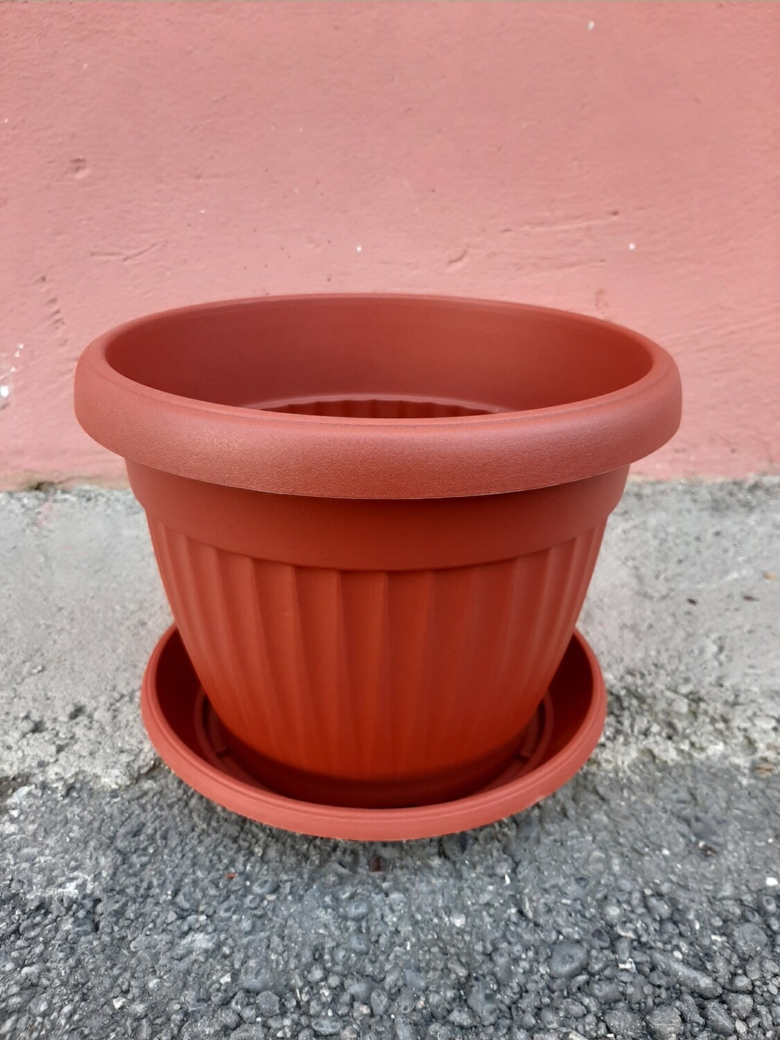 Vazo lulesh + pjata 20x23cm 4 litër