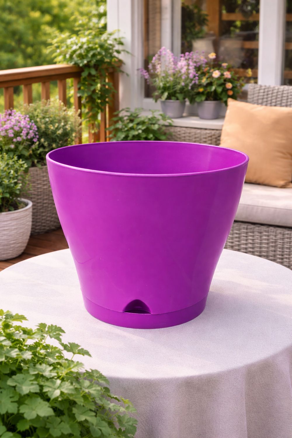 Vazo lulesh Rei + pjata Ø25x24cm 7.9 litër