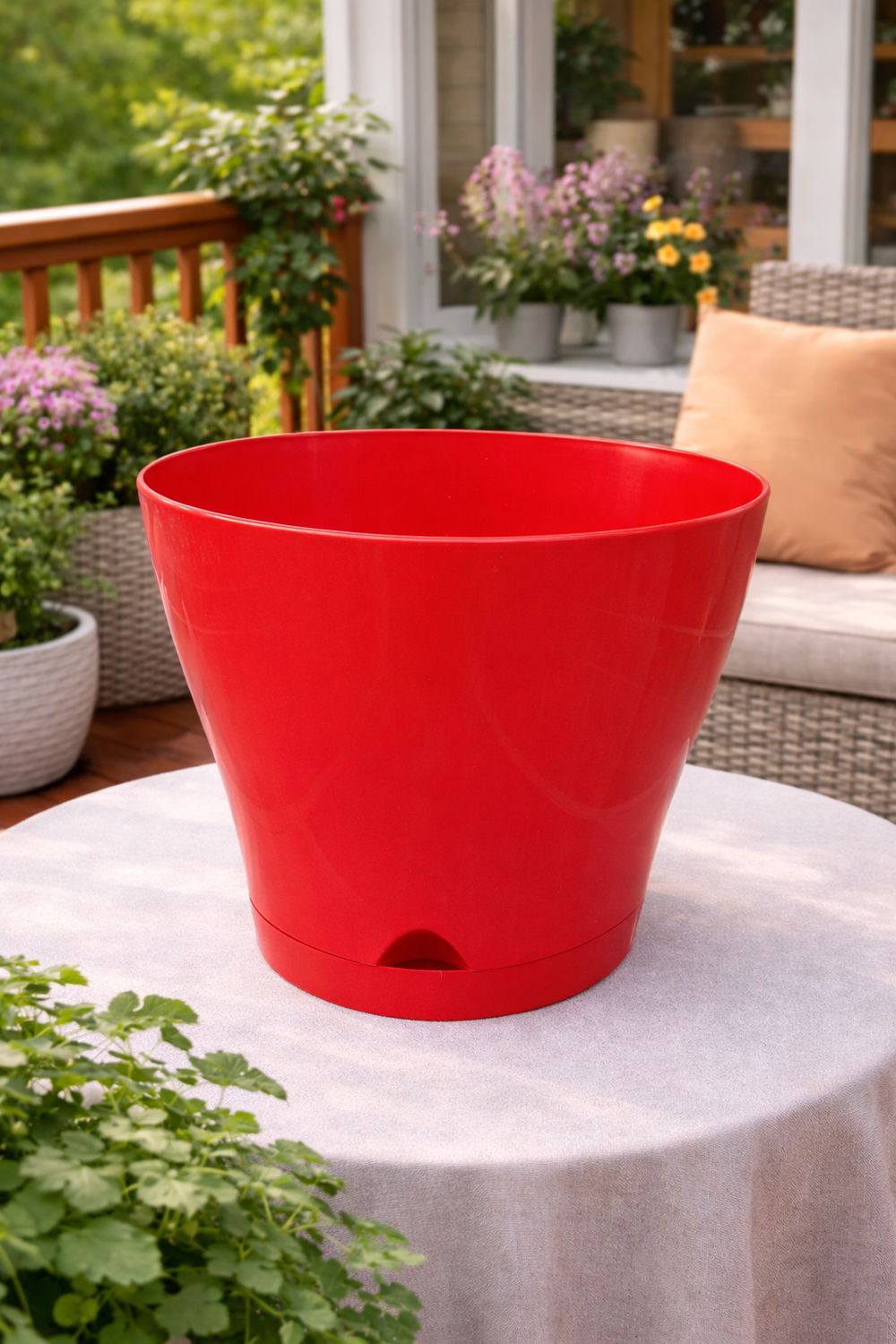 Vazo lulesh Rei + pjata Ø25x24cm 7.9 litër