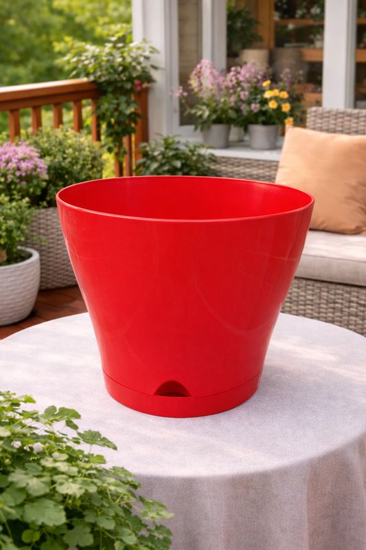 Vazo lulesh Rei + pjata Ø25x24cm 7.9 litër Vazo lulesh Rei + pjata Ø25x24cm 7.9 litër