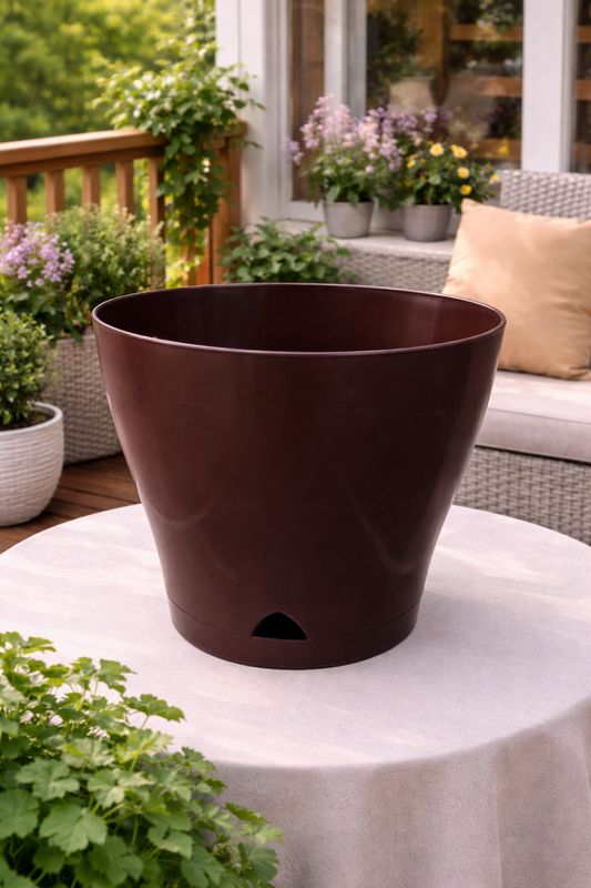 Vazo lulesh Rei + pjata Ø25x24cm 7.9 litër Vazo lulesh Rei + pjata Ø25x24cm 7.9 litër