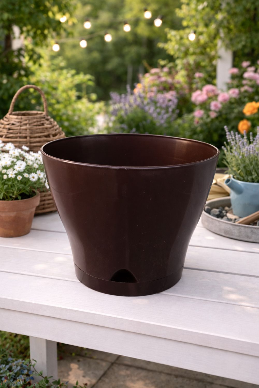 Vazo lulesh Rei + pjata Ø20x19cm 3.7 litër