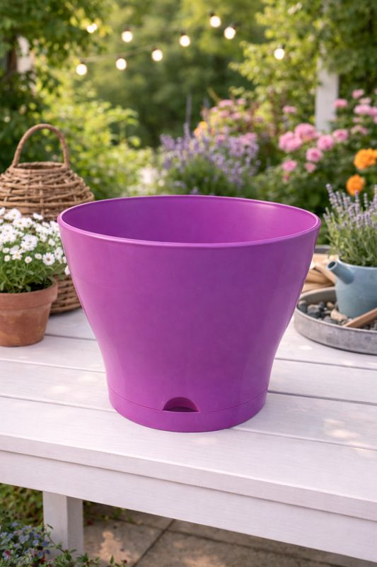 Vazo lulesh Rei + pjata Ø20x19cm 3.7 litër Vazo lulesh Rei + pjata Ø20x19cm 3.7 litër