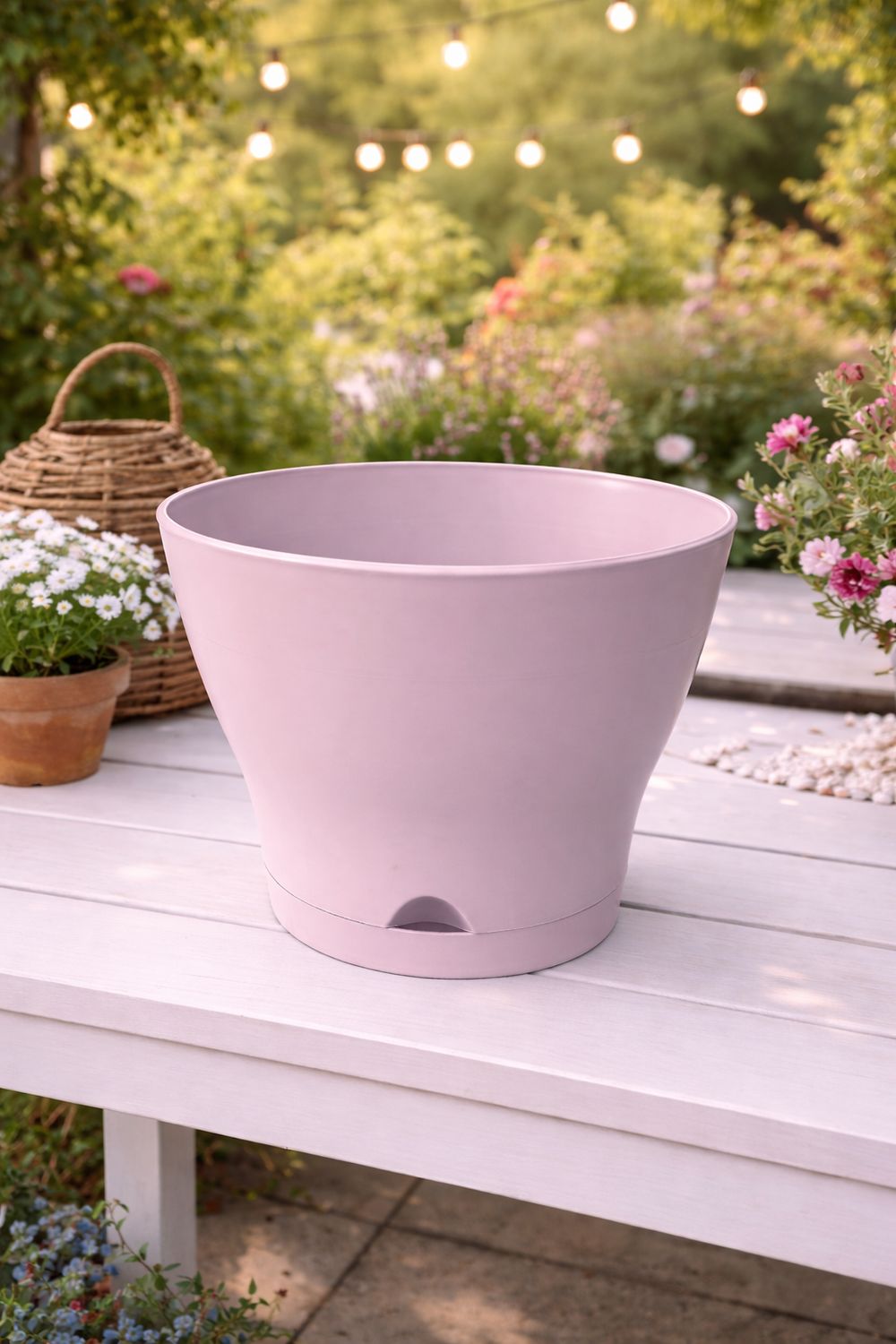 Vazo lulesh Rei + pjata Ø20x19cm 3.7 litër