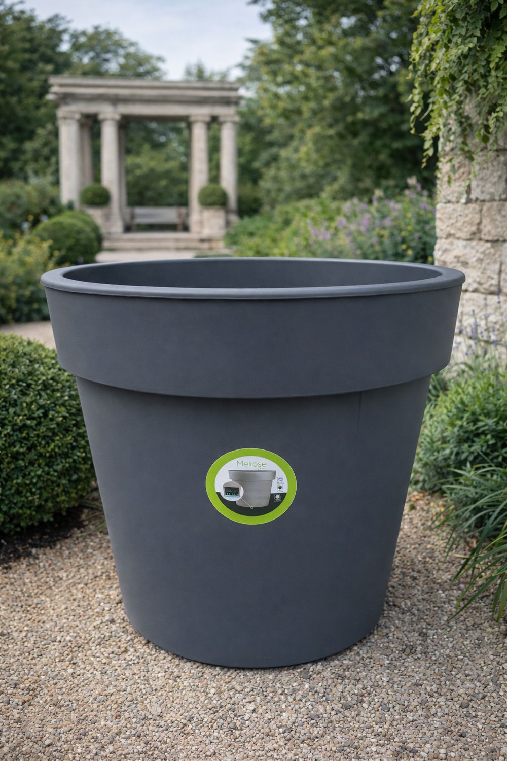 Vazo lulesh Melrose (me bordurë përforcues) + 4 rrota 60cm 93 litër