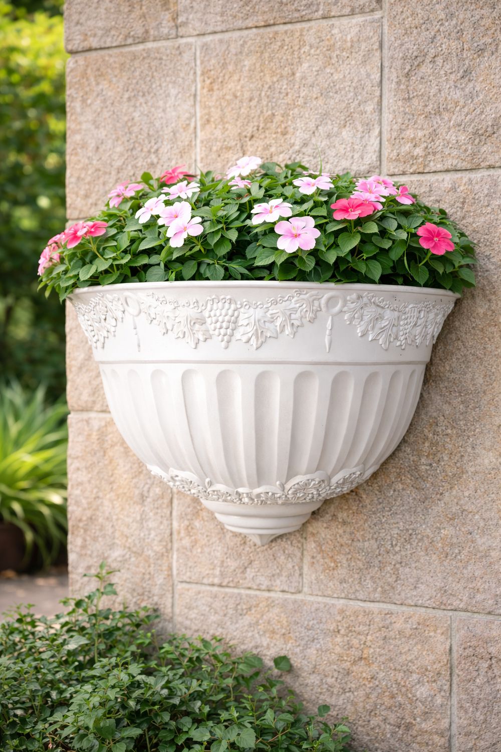 Vazo lulesh Marsel për murë ( 30 cm )