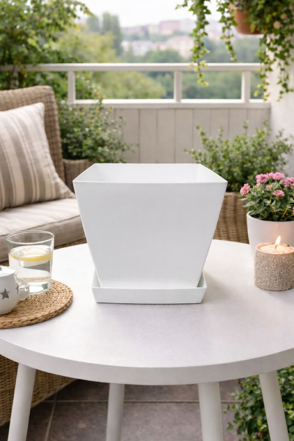 Vazo lulesh Aria + pjata 20x22cm