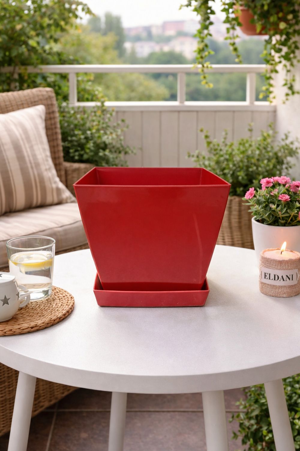 Vazo lulesh Aria + pjata 20x22cm