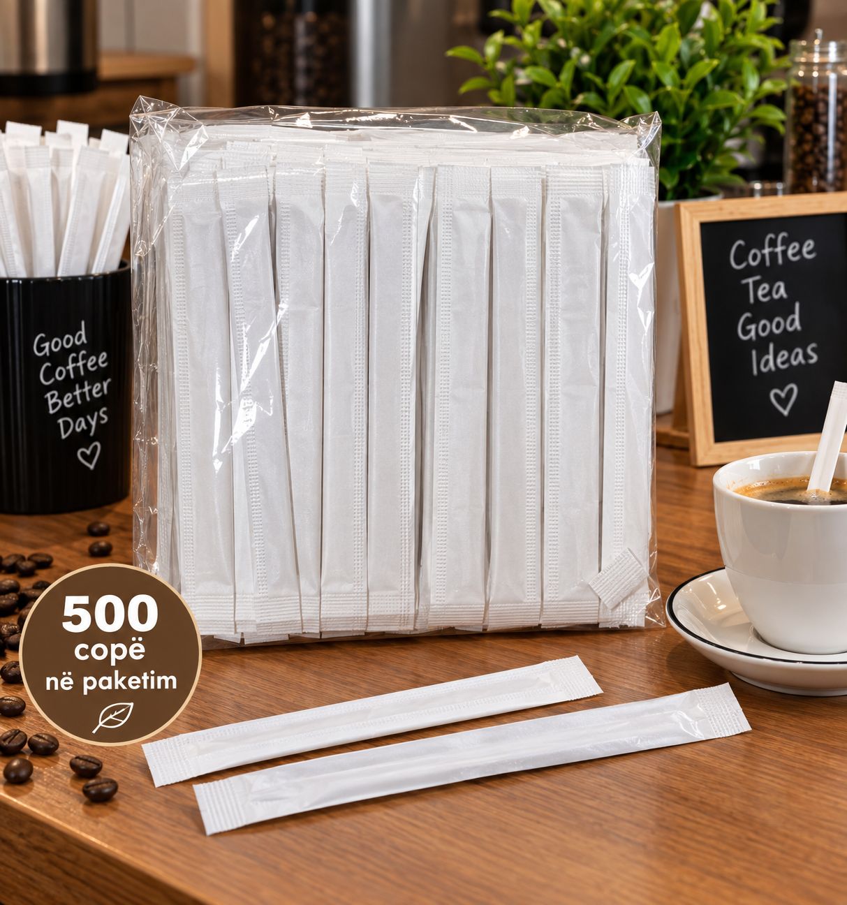 Lugë përzirëse për kafe 500 copë