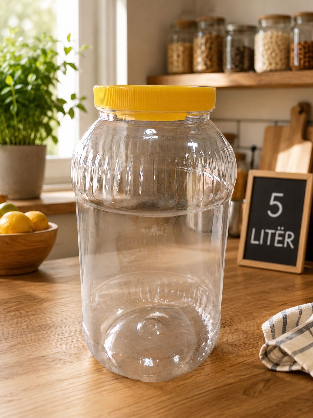 Kavanoz plastik 5 litër