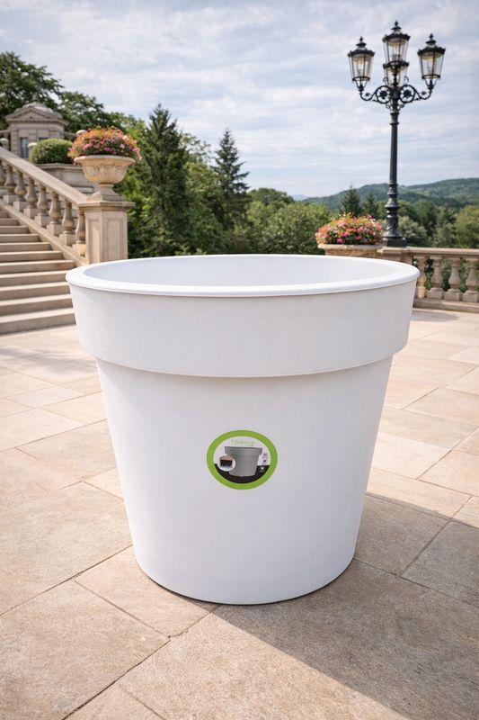 Vazo lulesh Melrose (me bordurë përforcues) + 4 rrota 60cm 93 litër