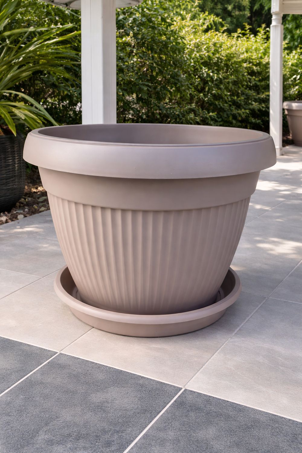 Vazo lulesh Mediteran + pjata 62x55cm 86 litër