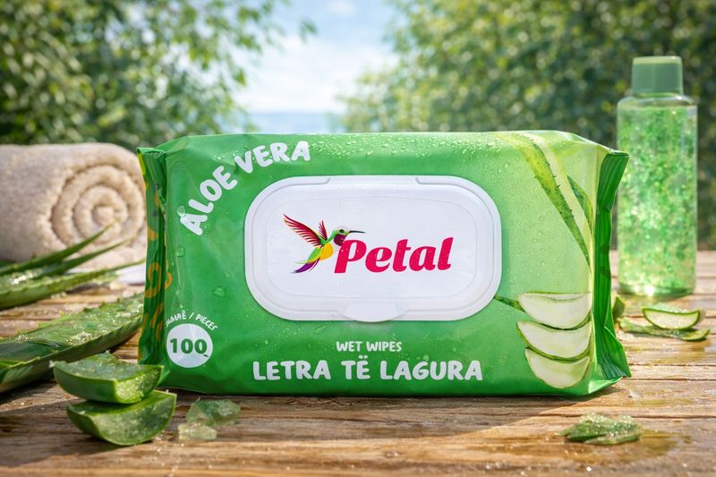 Letra të lagura Petal 100 copë