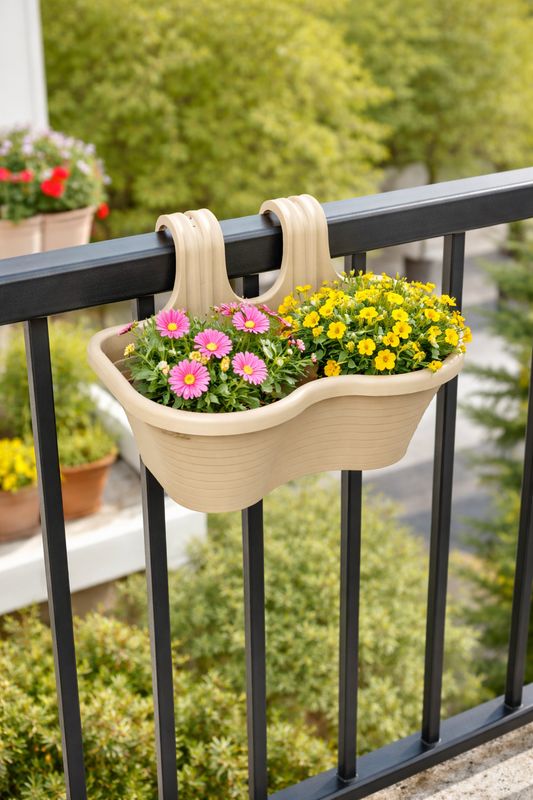 Vazo për varje në ballkon 37x29x25.5 6.5 litër