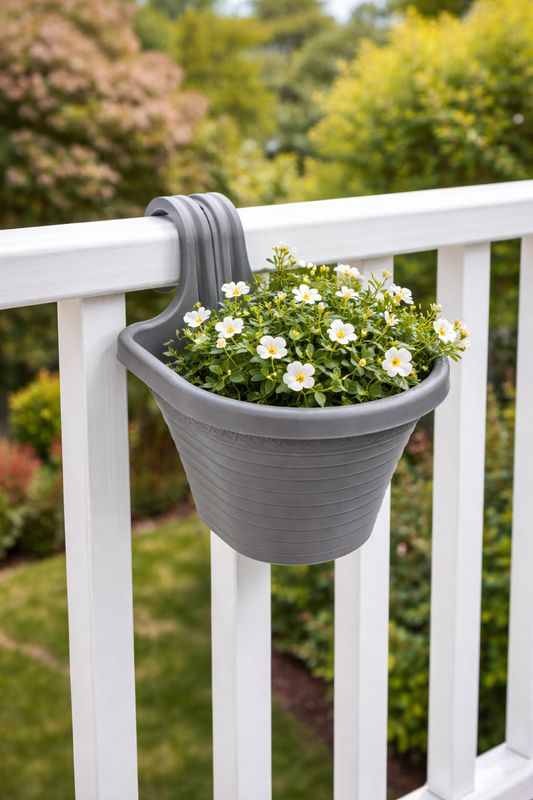 Vazo për varje në ballkon 20x27.5x24.5 3 litër