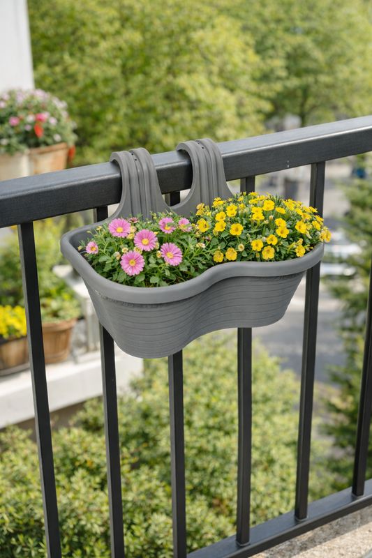 Vazo për varje në ballkon 37x29x25.5 6.5 litër