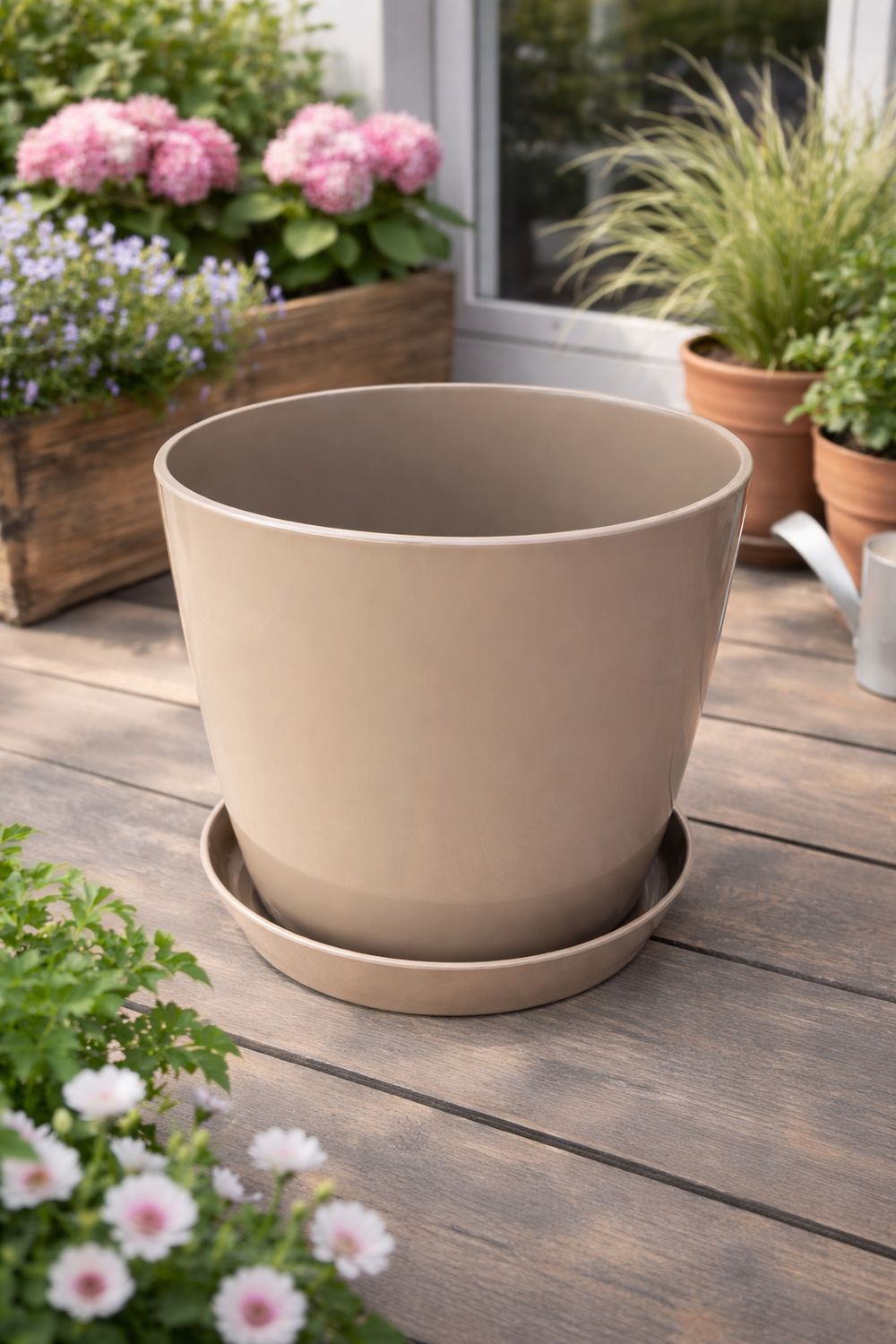 Vazo lulesh Arta + pjata  Ø18x16.5cm