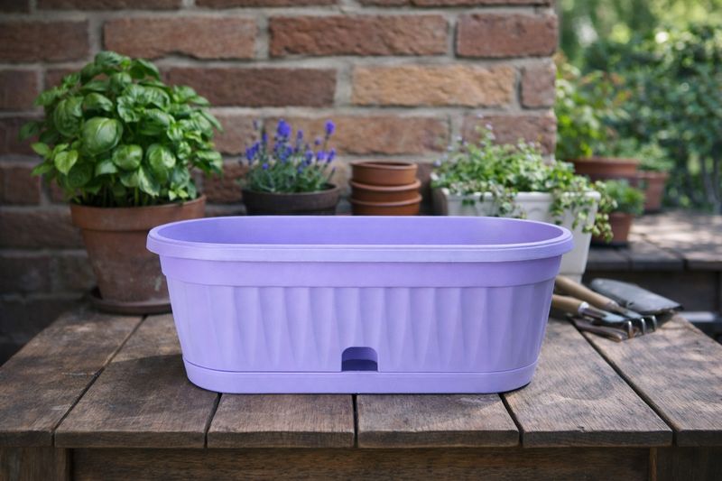 Vazo lulesh Mediteran + pjata Ø22x12cm 1.3 liter