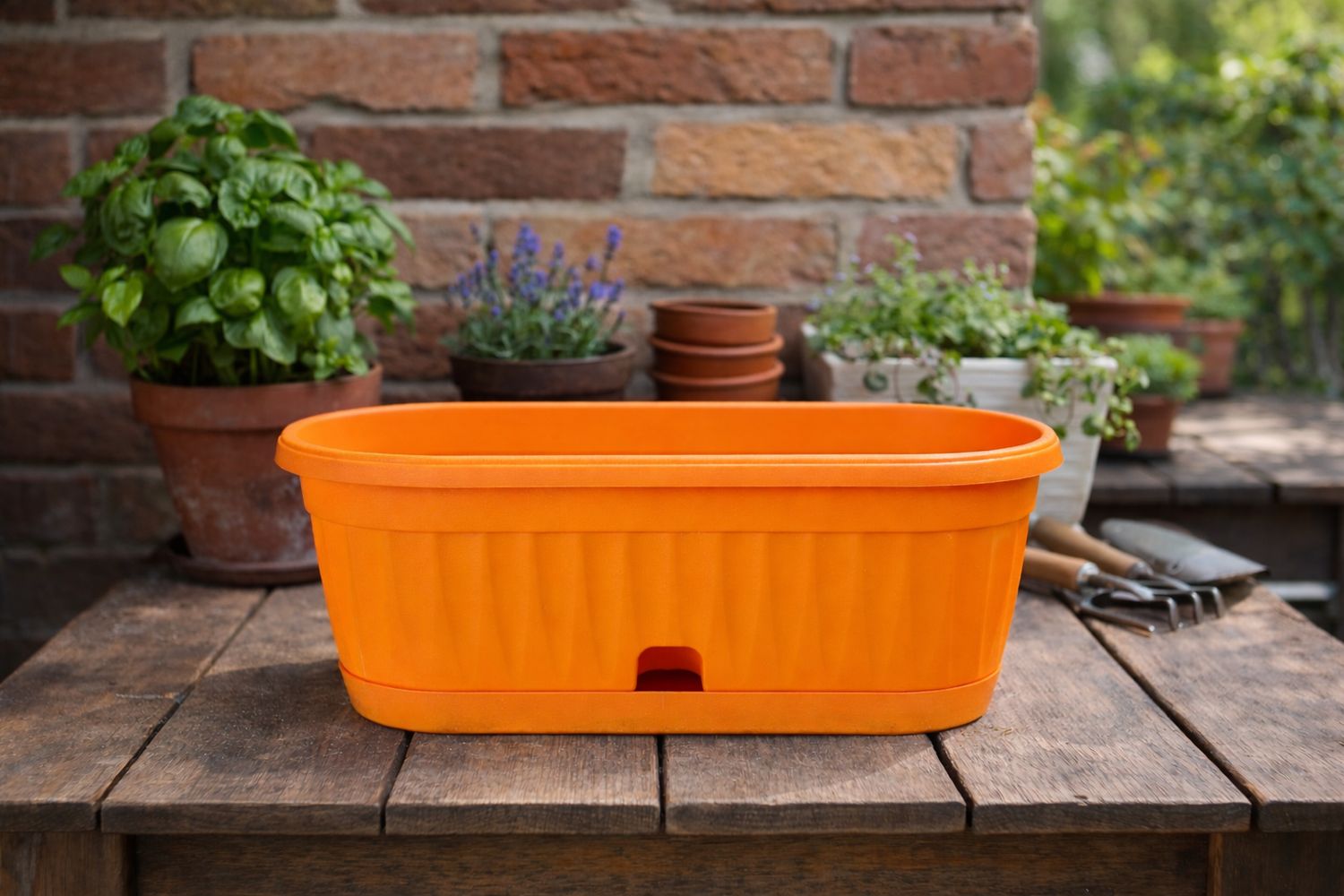 Vazo lulesh Mediteran + pjata Ø22x12cm 1.3 liter