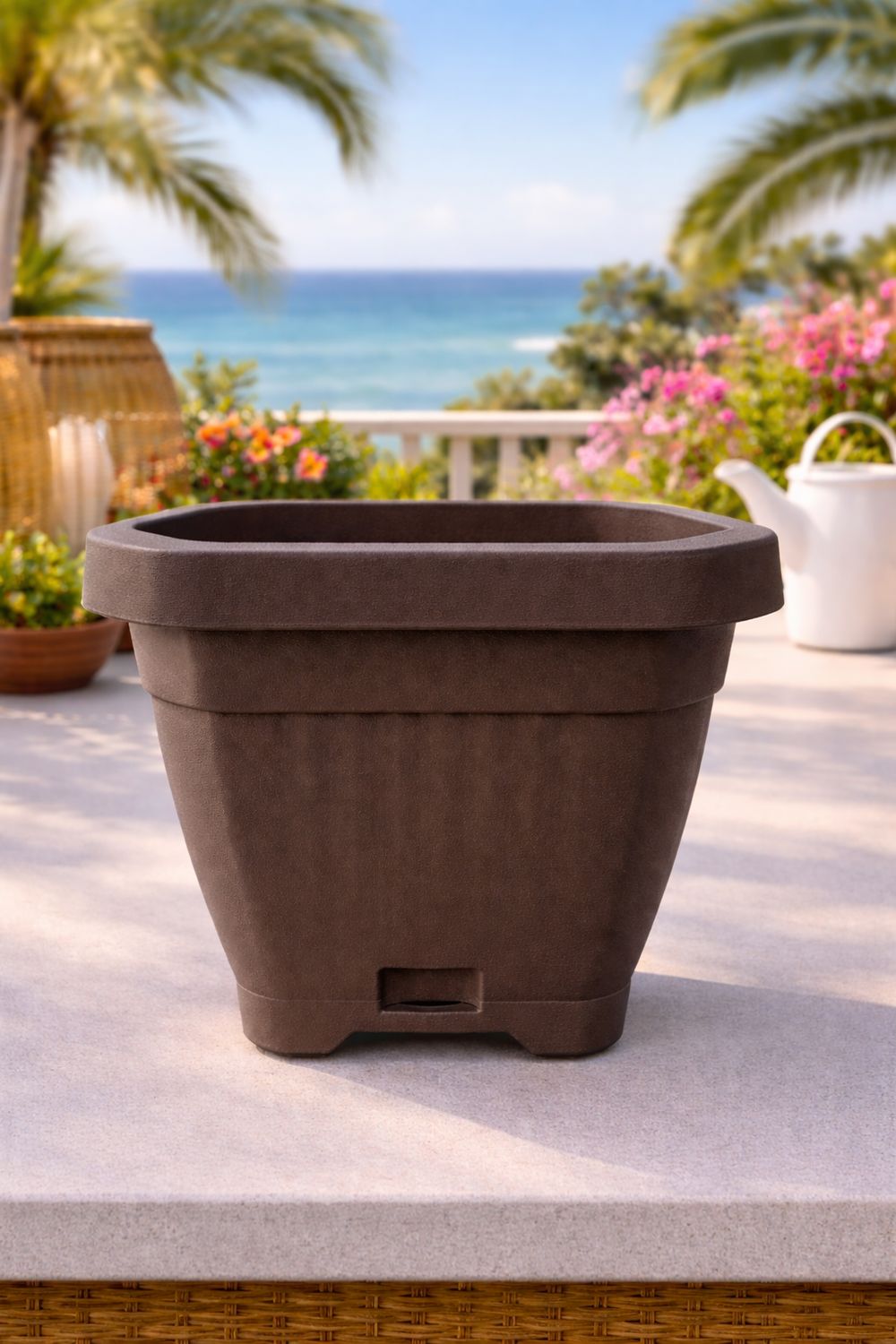 Vazo lulesh Mediteran + pjata Ø14x14cm 2 liter