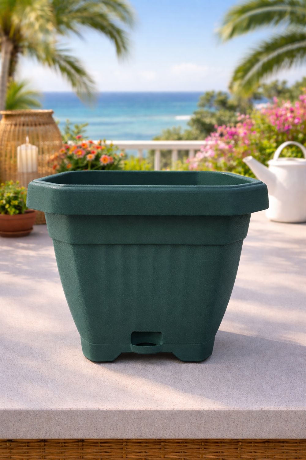 Vazo lulesh Mediteran + pjata Ø14x14cm 2 liter