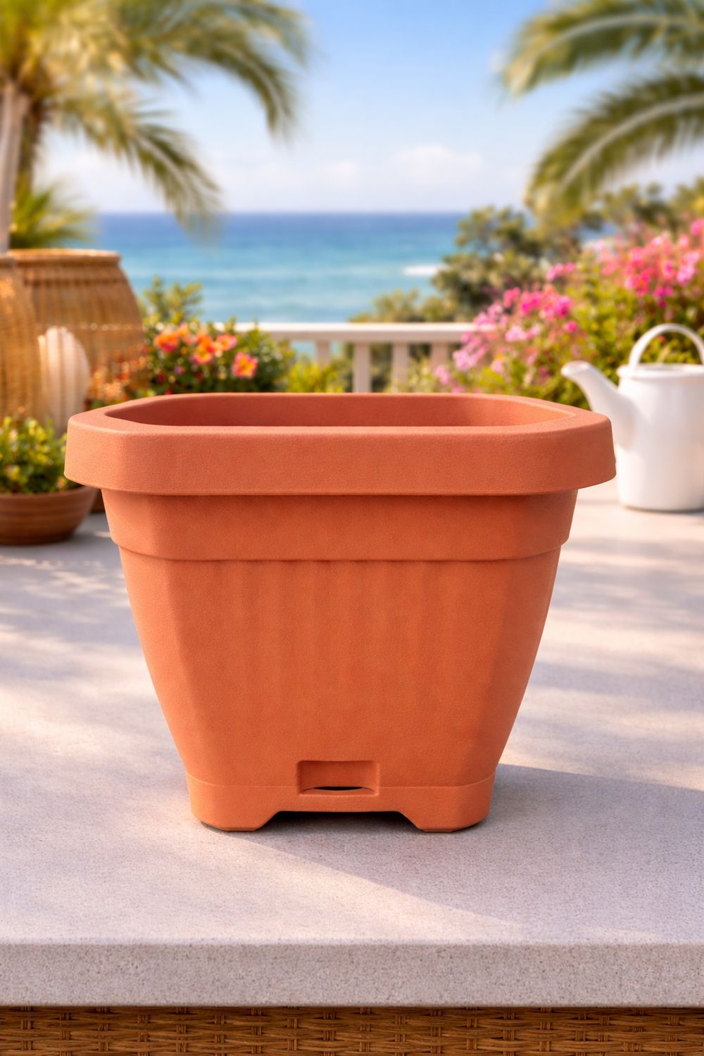 Vazo lulesh Mediteran + pjata Ø14x14cm 2 liter